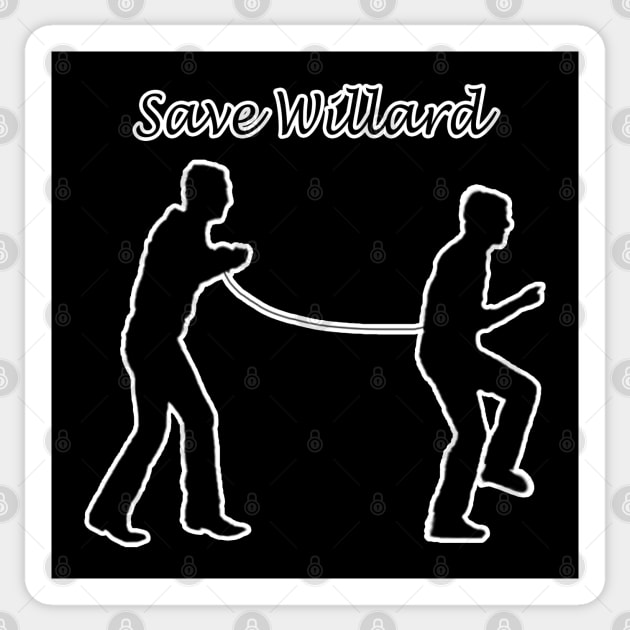 Save Willard Sticker by RetroZest